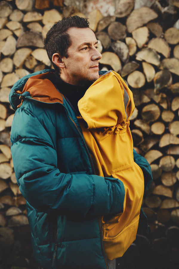 Protecție softshell pentru eșarfă port-bebe și marsupiu - Sunshine