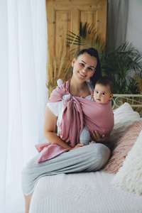 Ring Sling Tragetuch Pure Linen Hutt Lagoon - Größe S (1,7m)