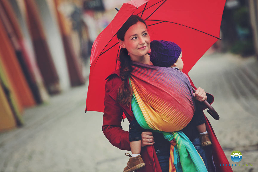 Fular tejido Linen Ammolite - talla 4