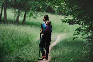 Écharpe de portage Bamboo Misty Zircon - taille 4 /2e choix