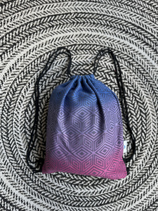 Rucsac mare pentru eșarfă port-bebe Little Frog - TENCEL™ Aurora Cube