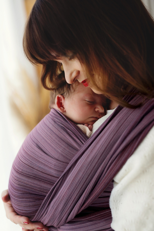 Miękka chusta dla początkujących – Bambusowy Rubellit 3,6m