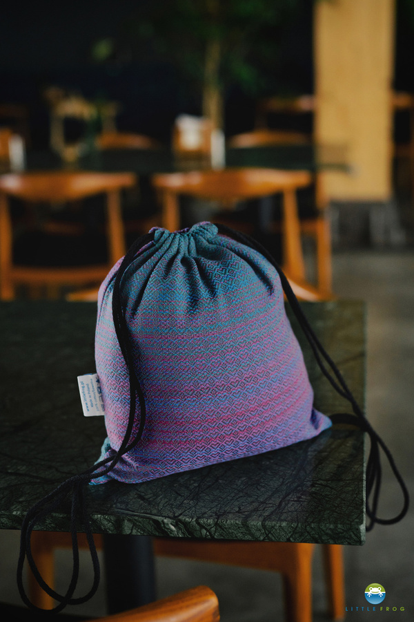 Drawstring Bag for wrap/sling - Lovely Nightfall