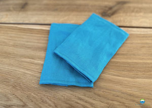 Protecții pentru bretelele marsupiului Little Frog - Pure Linen Hawaiian Waters