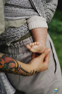 Écharpe de portage Lovely Fog - taille 7