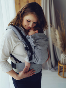 Baby Carrier Prime Zen Path – Black & White with Recycled Cotton
