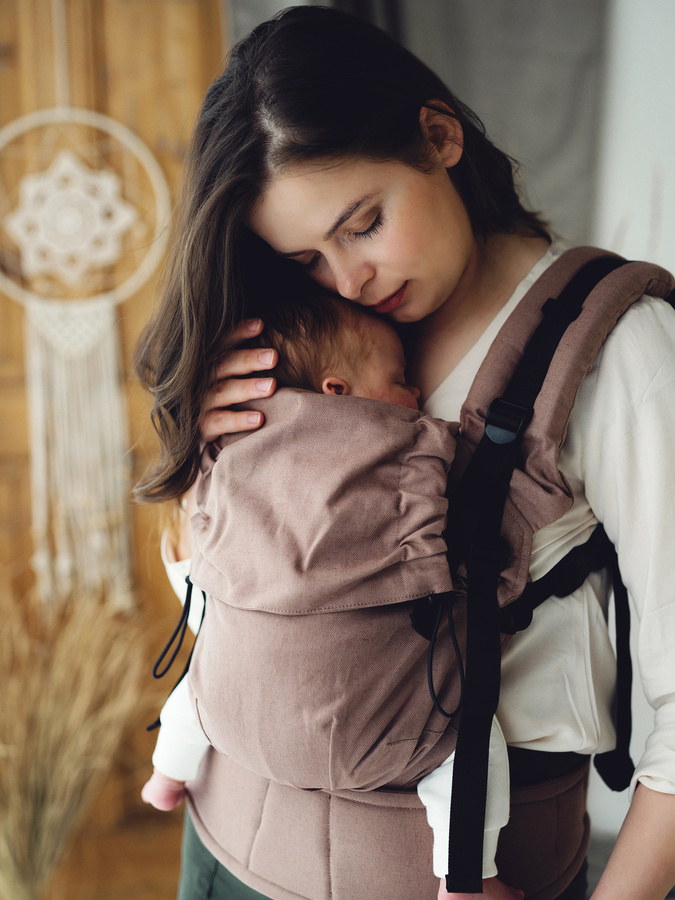 Baby Carrier Prime Linen Mocha 