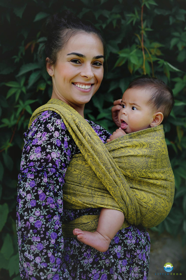 Fular tejido Little Frog - Golden Boho - talla 5