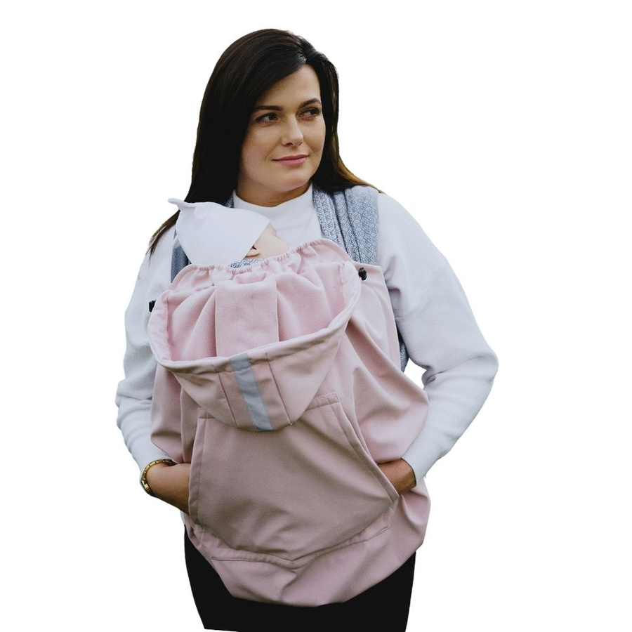 Osłonka do chust i nosidełek (softshell) - Pink