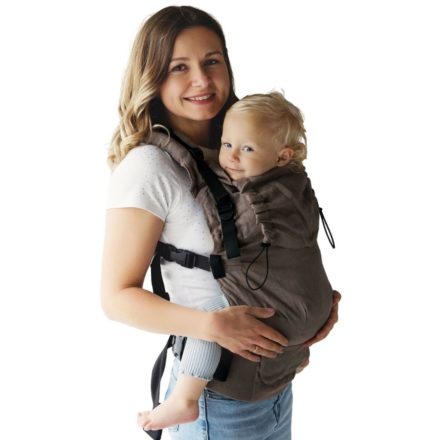 Ergonomic Baby Carrier Prime - Pure Linen Frappe