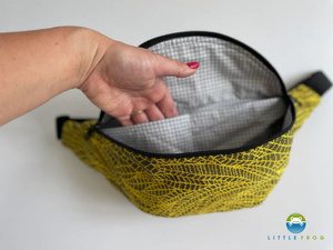 Large WAIST BAG Little Frog - Lemon Wildness