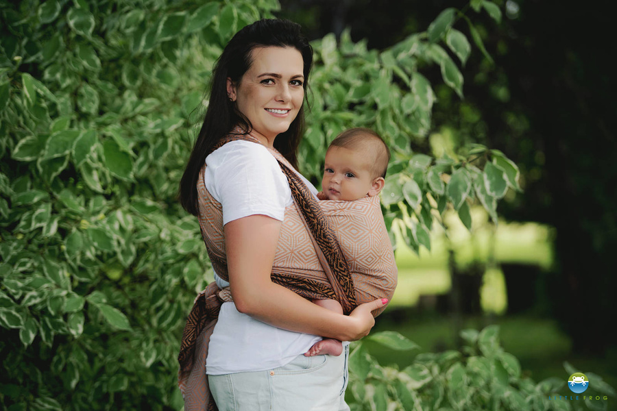 Baby Sling TENCEL™ Foxy Cube size 7