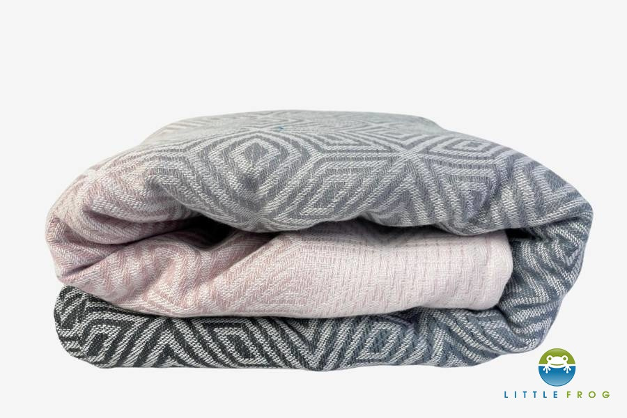 Eșarfă port-bebe Cotton Foggy Cube mărimea 5