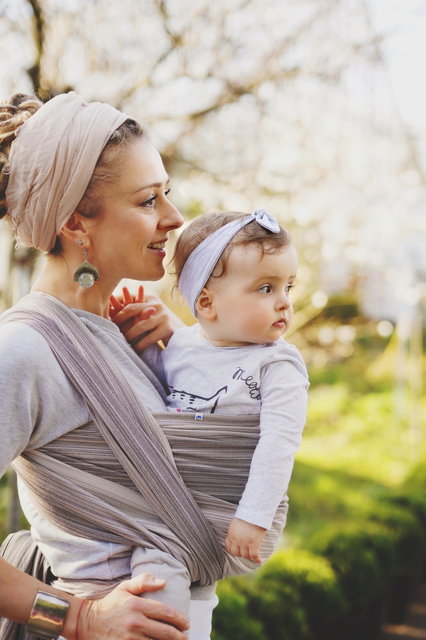 Baby Sling Bamboo Quartz size 4