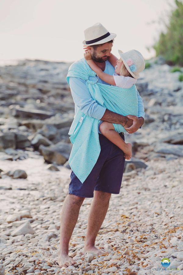 Fascia ad anelli Turquoise Cube - taglia S (1,7m) /2a scelta