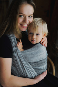 Baby Sling TENCEL™ Silver Path size 7