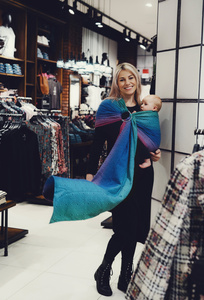 Bandolera de anillas TENCEL™ Aurora Cube - talla L (2,3m)