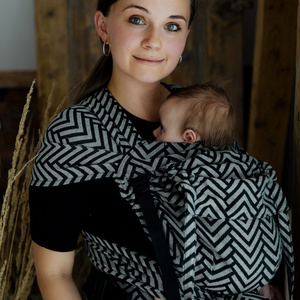 Nosidełko dla dziecka Cross Hybrid Linen Onyx Miles