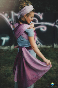 Baby Sling TENCEL™ Peony Cube - size 7