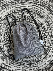 Large Drawstring Bag for wrap/sling - Tencel Rocky Cube