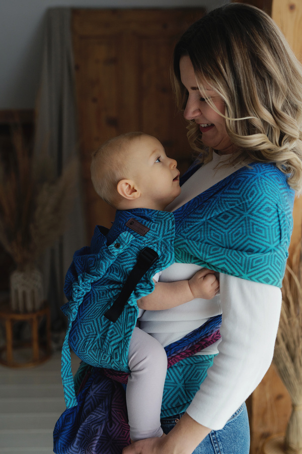 Porte-bébés Hybride Cross Hybrid TENCEL™ Aurora Cube