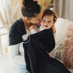 Ring Sling Pure Linen Midnight Black - taille M (2 m)