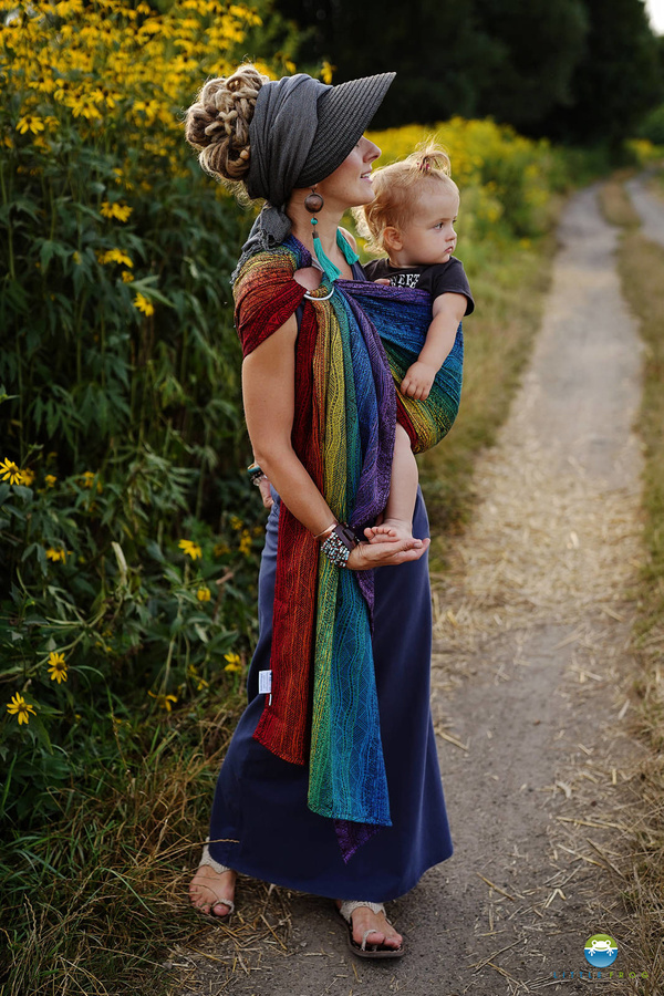 Ring sling Rainbow Harmony - size M (2m) /2nd class