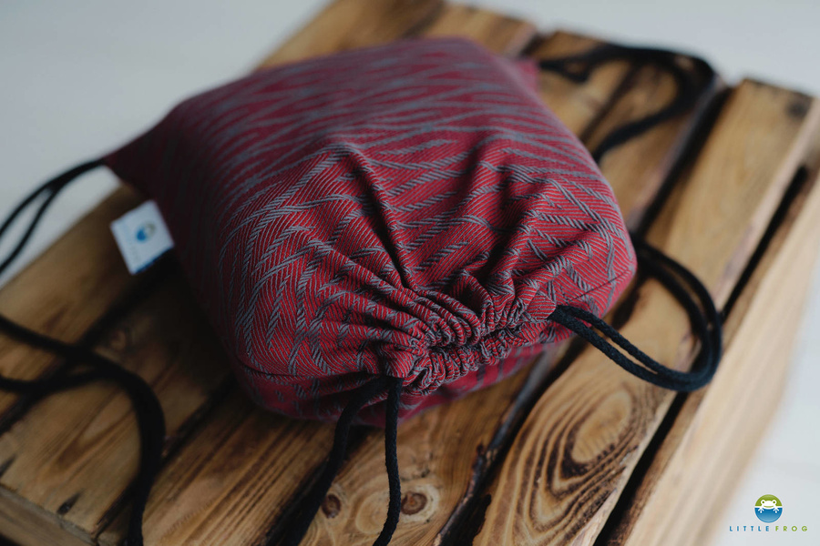 Kordelbeutel für Tragetuch/Tuch - Brennende Flammen