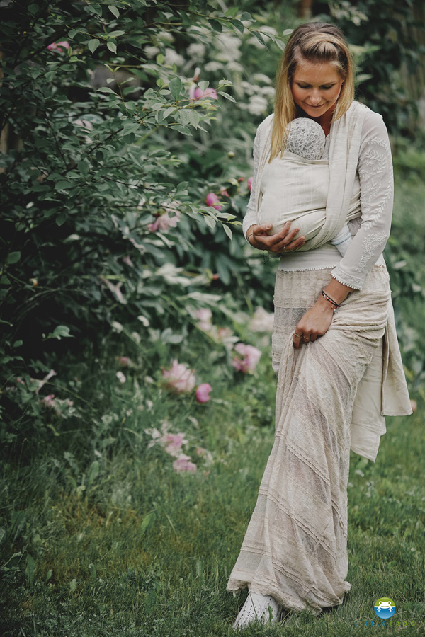 Écharpe de portage Linen Summer Meadow - taille 5/ 2e choix