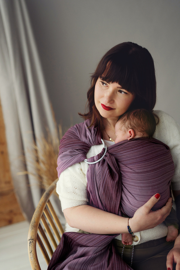 Ring Sling mit Bambus Bamboo Rubellite - Größe M (2 m) DEMO