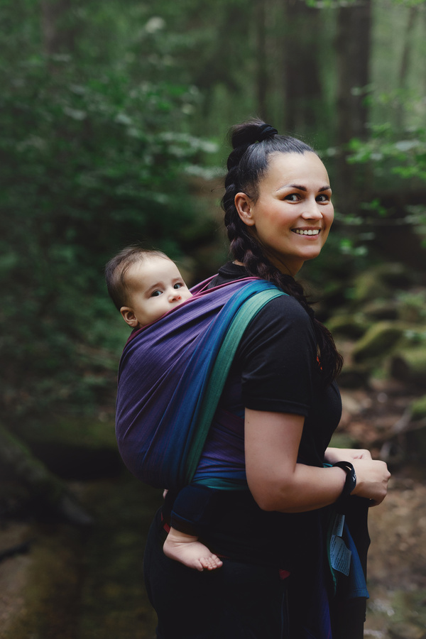 Baby Sling Bamboo Misty Zircon size 4