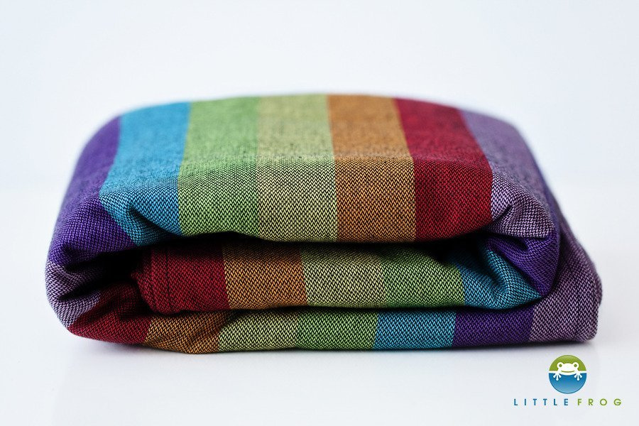 Scraps / fabric ends Little Frog fulars - 20-60 cm bambú Misty Zircon (price per 1 kg)