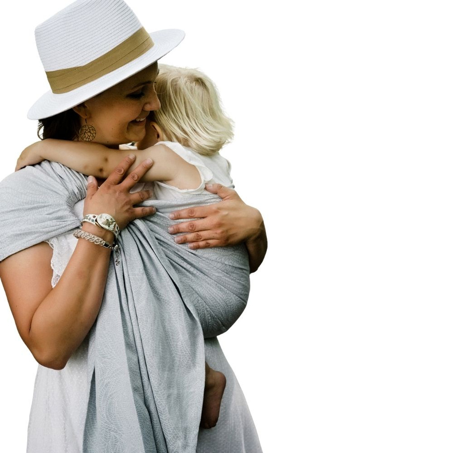 Chusta kółkowa Linen Silver Wildness S (1,7m)