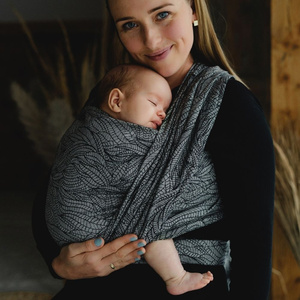 Baby Sling Linen Night Wildness size 4