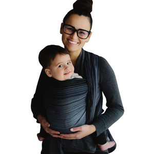 Black Hematite baby wrap – a classic choice for parents, size 6