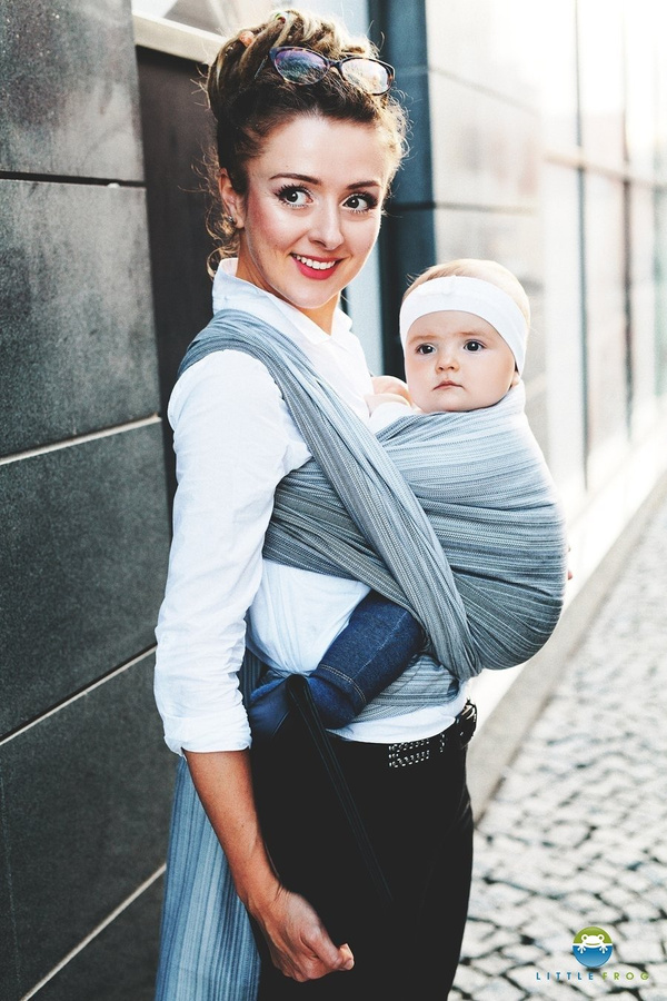 Stoffreste / Stoffenden Little Frog Wraps - 60-150cm Angelit (Preis pro 1 kg)
