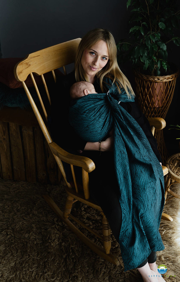 Ring sling Ocean Wildness - size L (2,3 m)