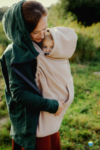 Babywearing Cover (Fleece) - Calm /2nd class