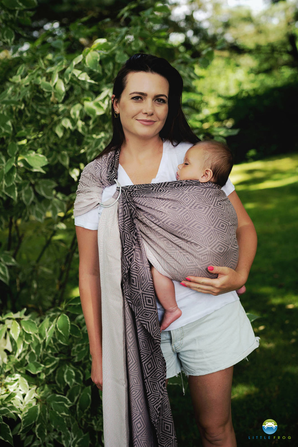 Ring Sling Tragetuch TENCEL™ Charmy Cube - Größe S (1,7m)