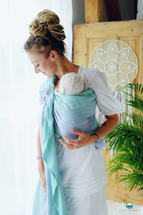 Ring Sling Bamboo Larimar - taille S (1,7m)