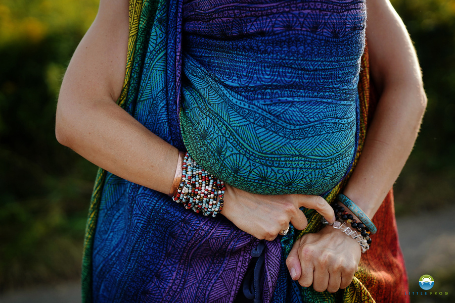 Écharpe de portage Rainbow Harmony- taille 7