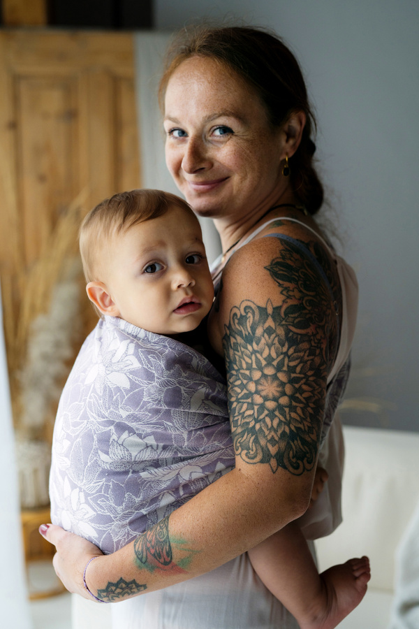 Ring sling Lotus Bloom - size S (1,7 m)