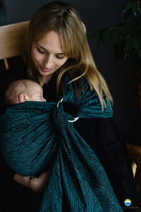 Ring Sling Tragetuch Ocean Wildness - Größe M (2m)