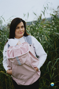 Babywearing Cover (softshell) - Pink 