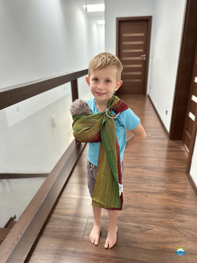 Mini Fascia ad anelli per bambola Inky Agate 1