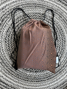 Large Drawstring Bag for wrap/sling - Tencel Foxy Cube