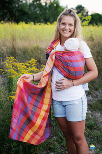 Ring Sling Rhodonite - taille M (2 m) /2 type