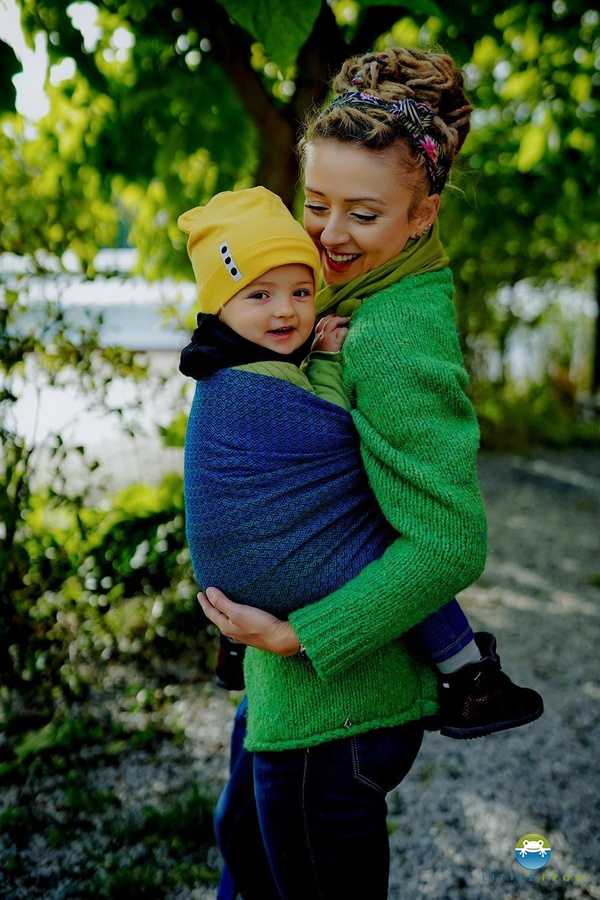 Ring Sling Tragetuch TENCEL™ Lovely Darkness - Größe M (2 m)