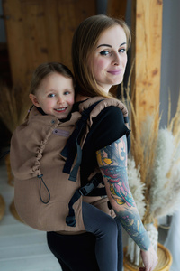 Baby Carrier Preschooler - Linen Bali Wood