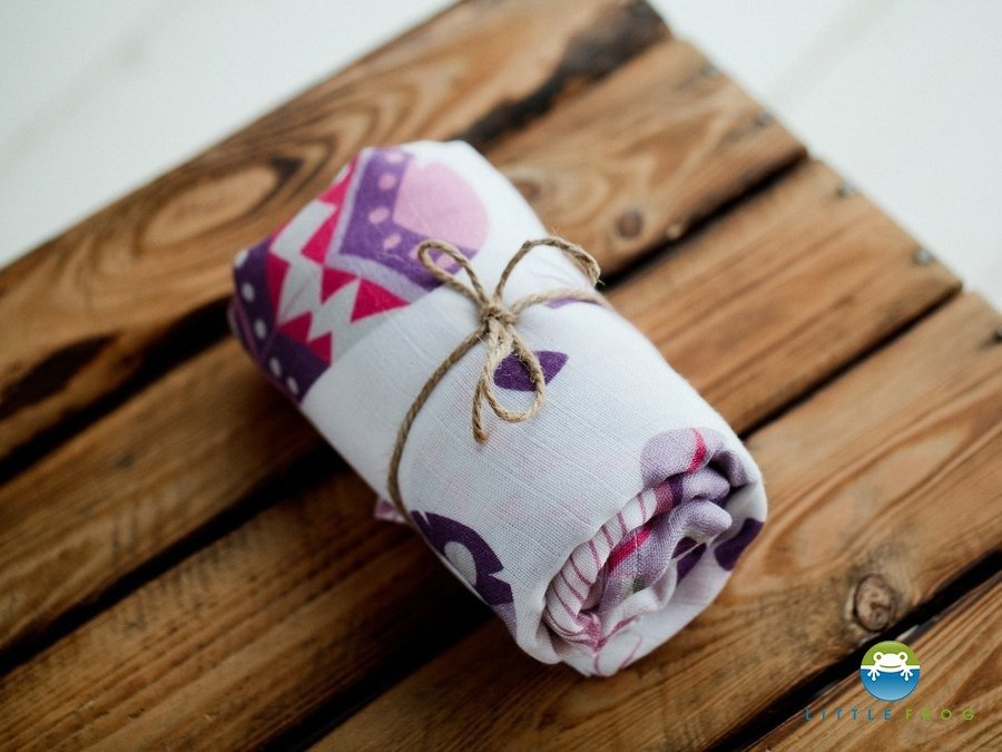 Little Frog Bamboo Diaper - Sweet Dreams - 1 pc